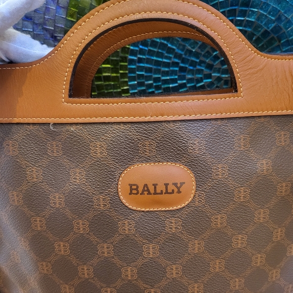 Bally Brown Vintage Top Handle Tote. - Picture 4 of 12
